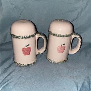BX48 Apple Design Salt and Pepper Shakers